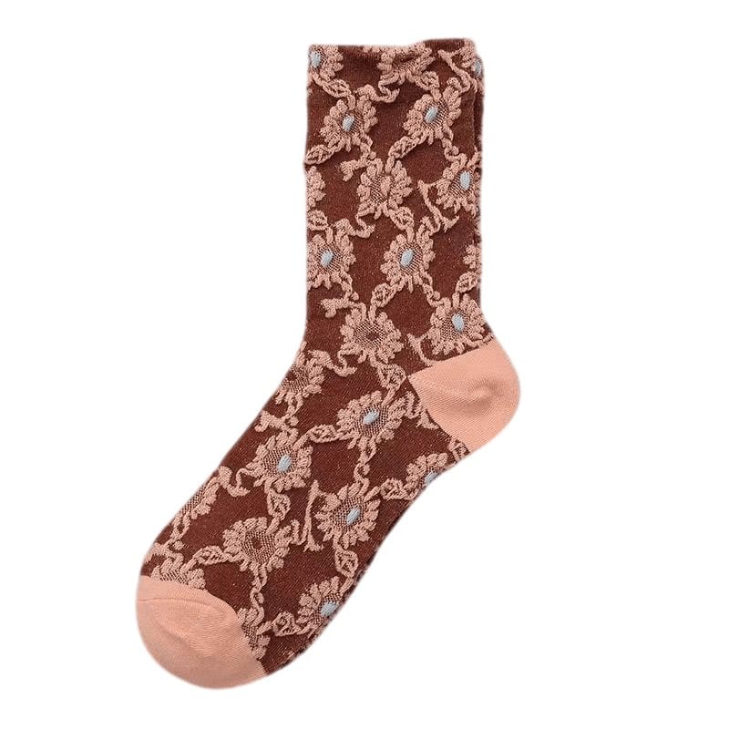 Witty Socks Socks Boho Garden Tribal Petal