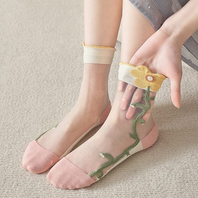 Witty Socks Socks Witty Socks Romantic Blooms Collection