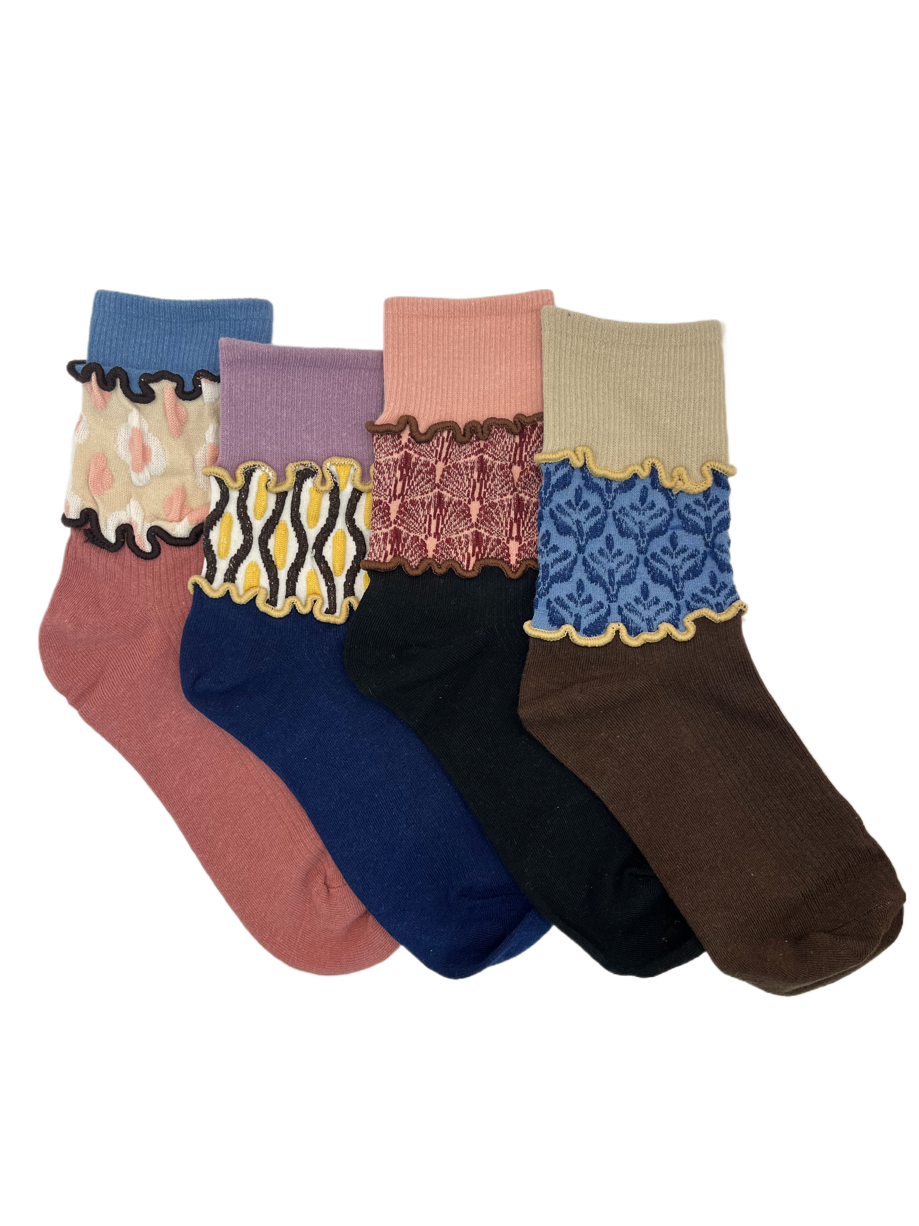 Floral Stitch Fall Set of 4