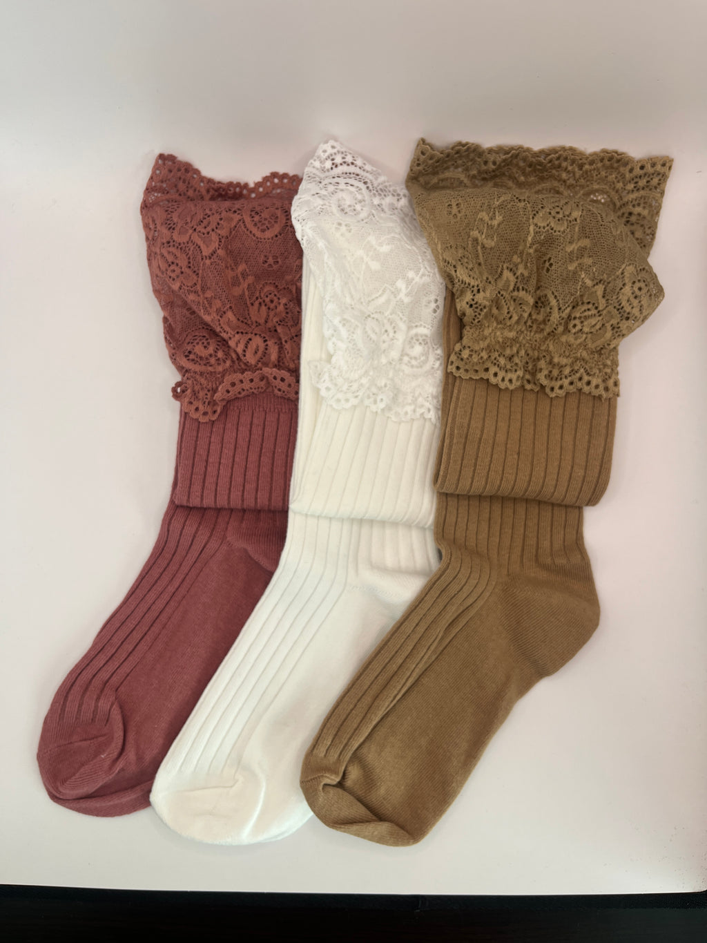 Lace Thigh High Light Set of 3