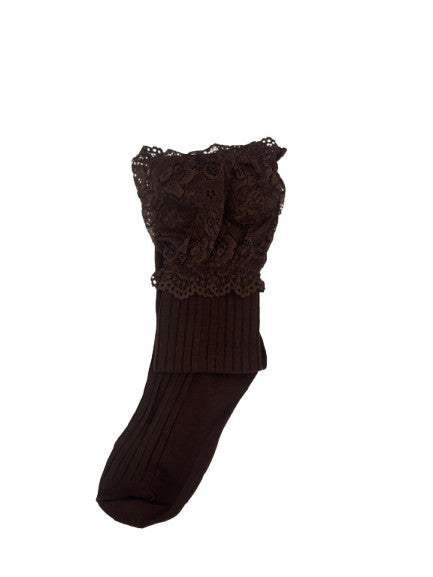 Lace Thigh High Dark Set of 4