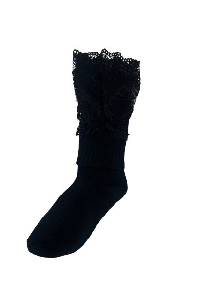 Lace Thigh High Dark Set of 4