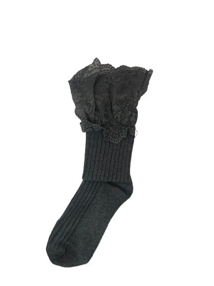 Lace Thigh High Dark Set of 4