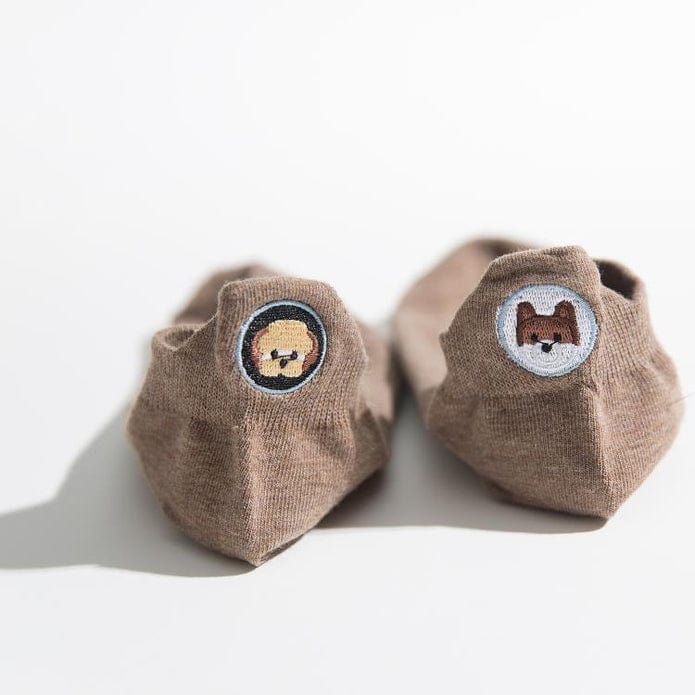 Space Magicians Brown / Pair / 1 Pair Witty Socks Lovely Puppy Collection