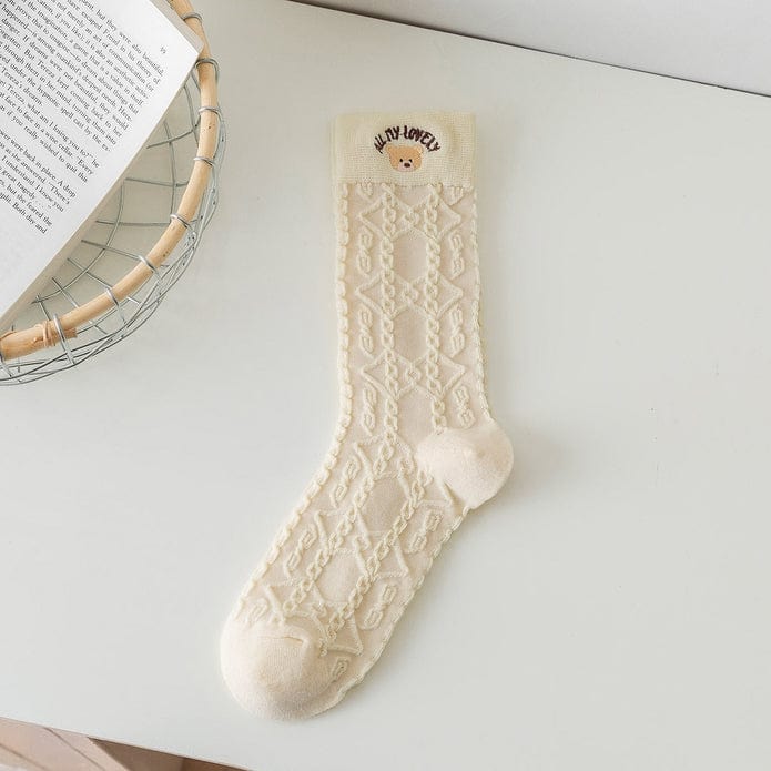 Witty Socks 0 Cream / 1 Pair Witty Socks Arboreous Collection