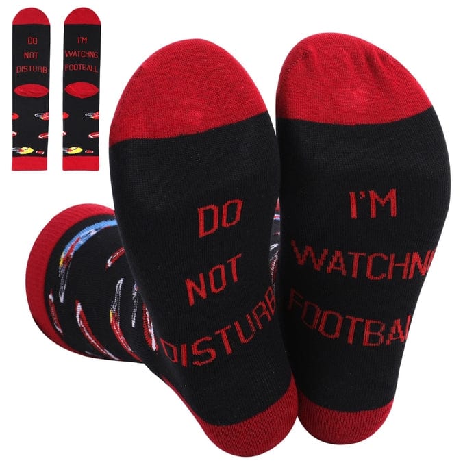 Witty Socks 0 DO NOT DISTURB, I'M WATCHING FOOTBALL / 1 Pair Witty Socks IF YOU CAN READ THIS Collection
