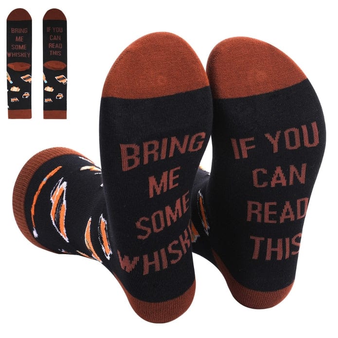 Witty Socks 0 IF YOU CAN READ THIS, BRING ME SOME WHISKEY / 1 Pair Witty Socks IF YOU CAN READ THIS Collection