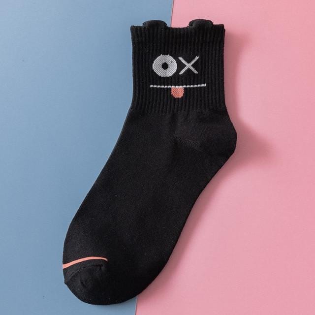 Witty Socks Black / Pair / 1 Pair Witty Socks The Expression Collection