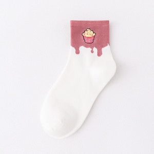 Witty Socks Cupcake / Pair / 1 Pair Witty Socks Foodie Collection