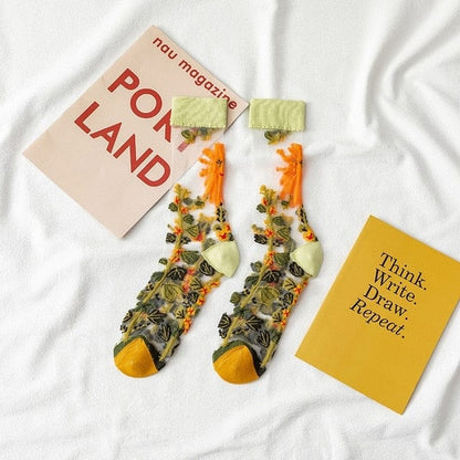 Witty Socks Free Fire-flower / 1 Pair Witty Socks Beyond Blossoming Collection
