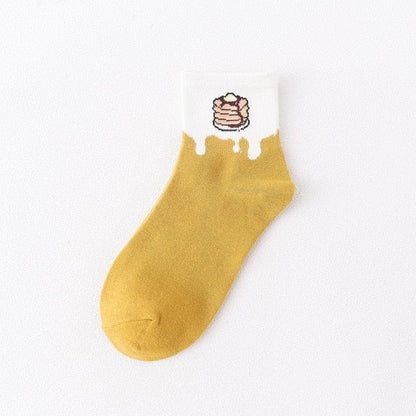 Witty Socks Pancake / Pair / 1 Pair Witty Socks Foodie Collection