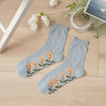Witty Socks Socks Afternoon Bloom / 1 Pair Witty Socks Flower Floor Collection