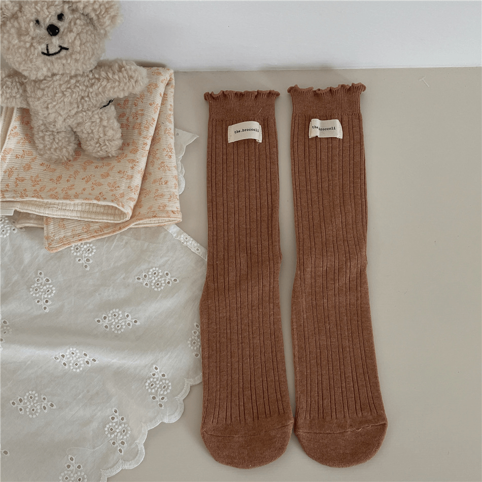 Witty Socks Socks Amber Gold / 1 Pair Witty Socks Ruffle Delight Collection