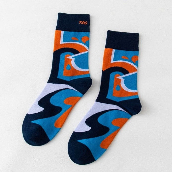 Witty Socks Socks ♒Aquarius - A / 1 Pair Witty Socks The Constellation Collection