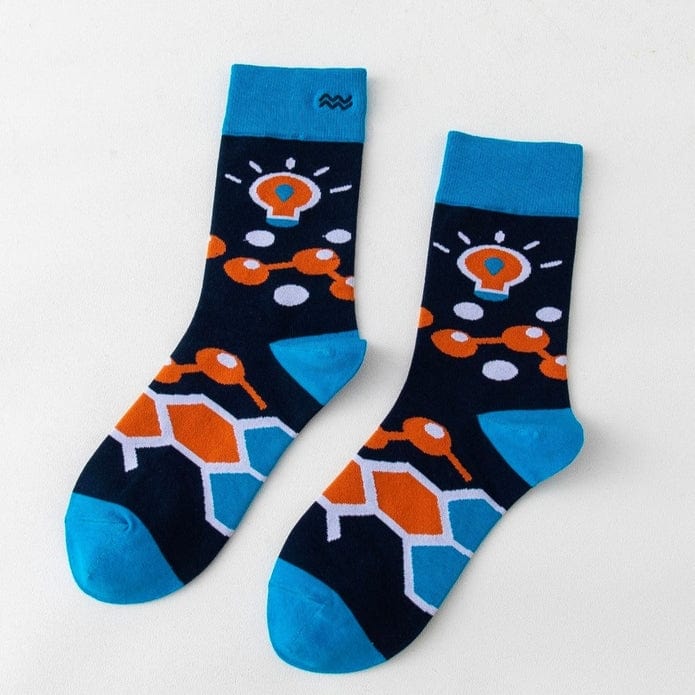 Witty Socks Socks ♒Aquarius - B / 1 Pair Witty Socks The Constellation Collection