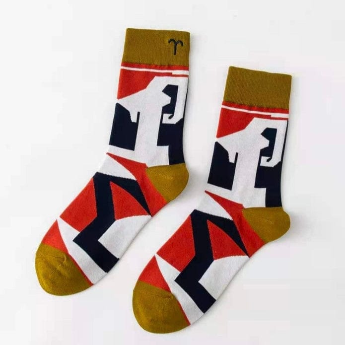 Witty Socks Socks ♈Aries - A / 1 Pair Witty Socks The Constellation Collection