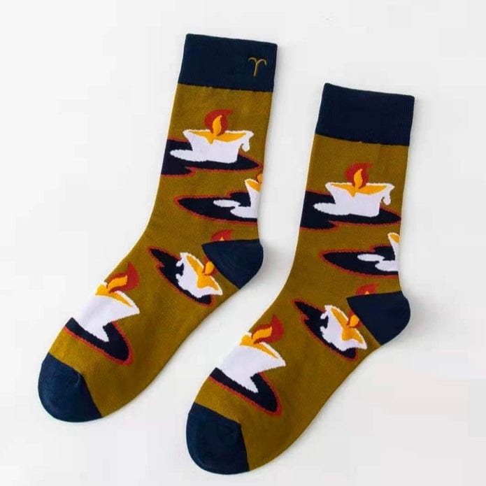 Witty Socks Socks ♈Aries - B / 1 Pair Witty Socks The Constellation Collection