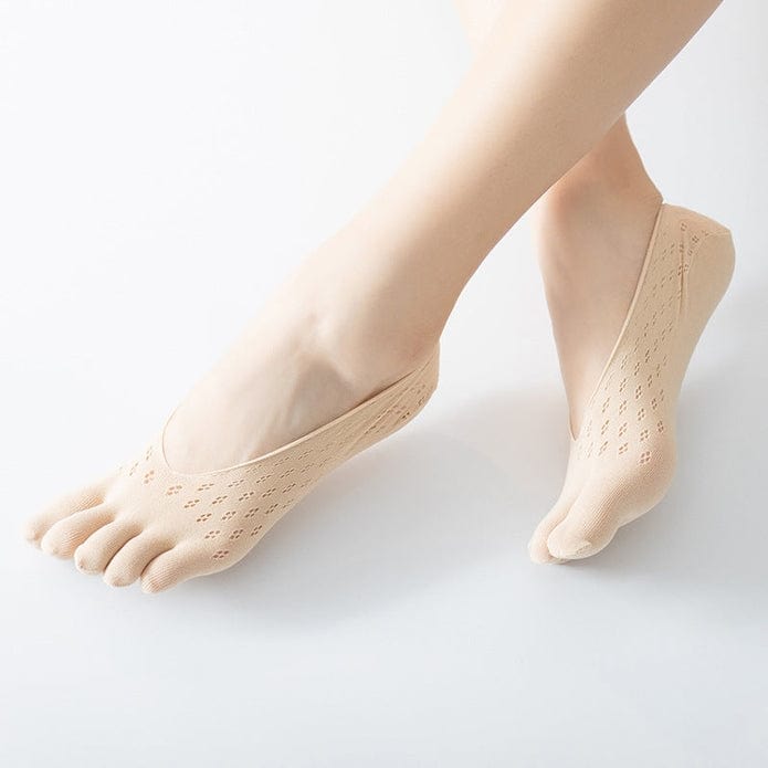 Witty Socks Socks Barely-There / Barely-There - Nude / 1 Pair Witty Socks Blister-free Toe Socks Collection