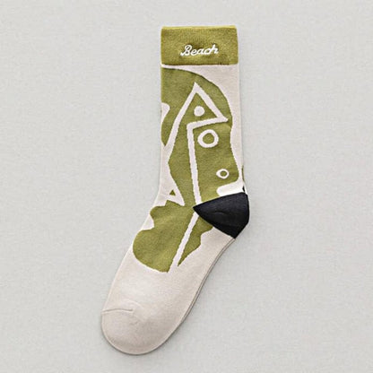 Witty Socks Socks BEACH / 1 Pair Unisex | Witty Socks Urban Graffiti Collection