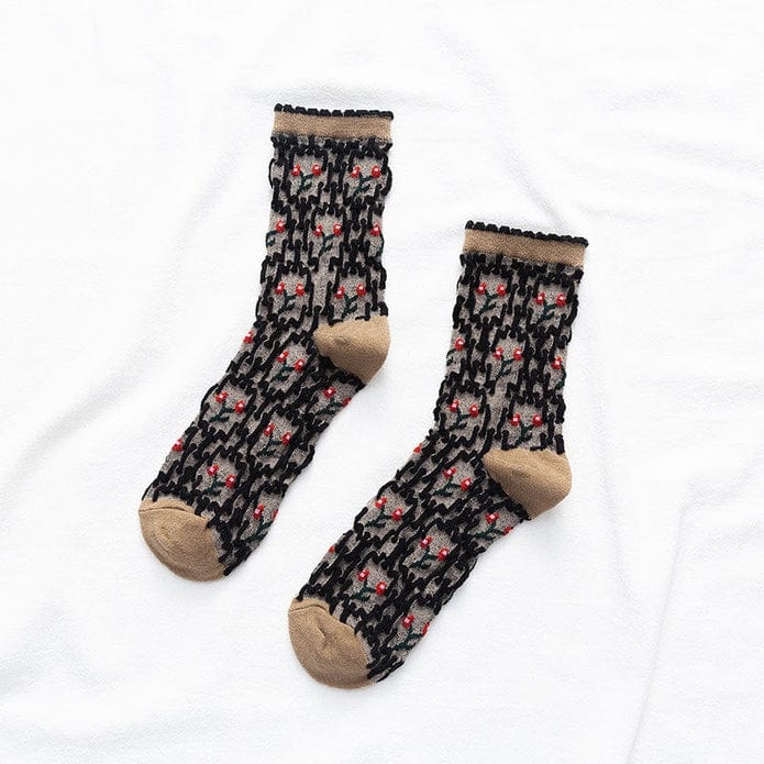 Witty Socks Socks Beige / 1 Pair Witty Socks Bouyei Collection