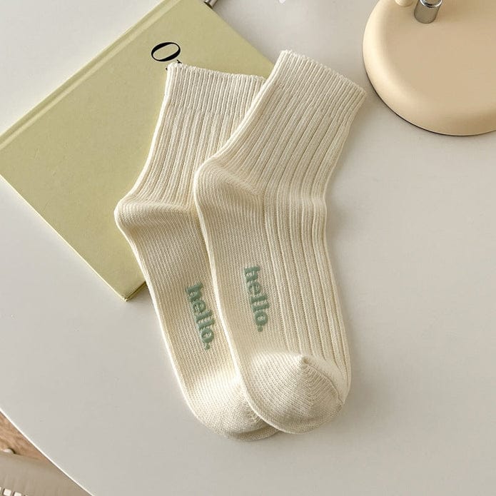 Witty Socks Socks Beige / 1 Pair Witty Socks Pastel Macaroon Moments Collection