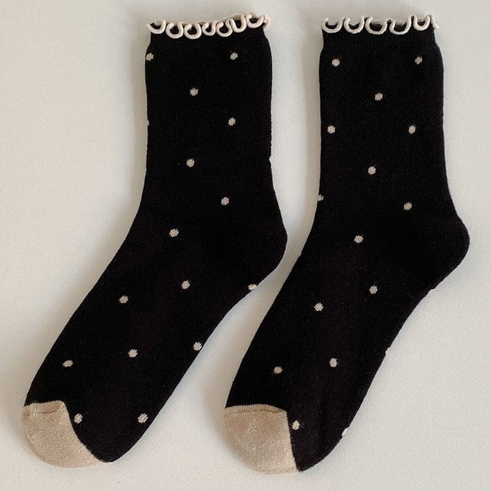 Witty Socks Socks Black / 1 Pair Witty Socks Dotty Delight Collection