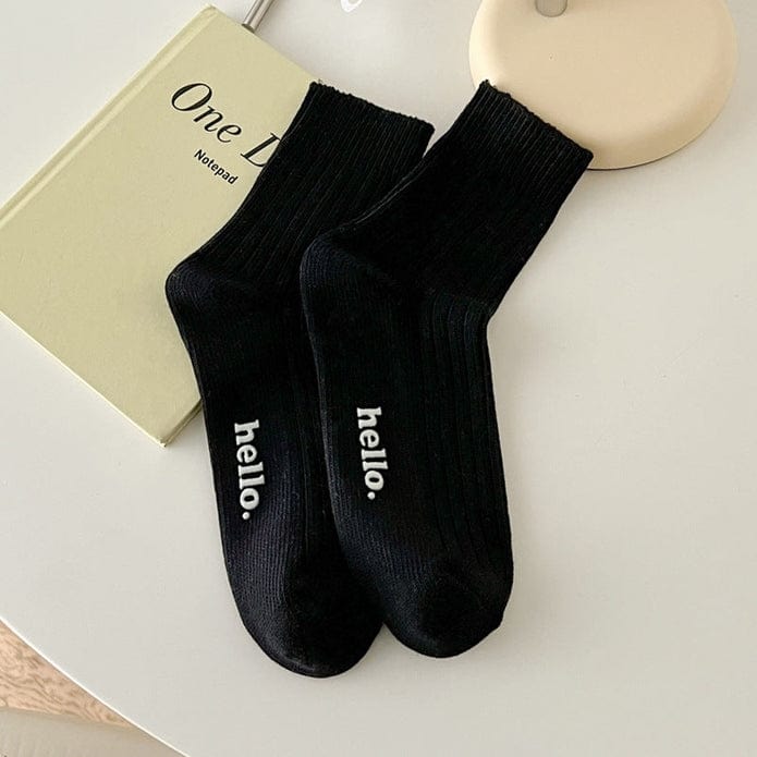Witty Socks Socks Black / 1 Pair Witty Socks Pastel Macaroon Moments Collection