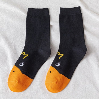 Witty Socks Socks Black and yellow / 1 Pair Witty Socks Duckies Collection