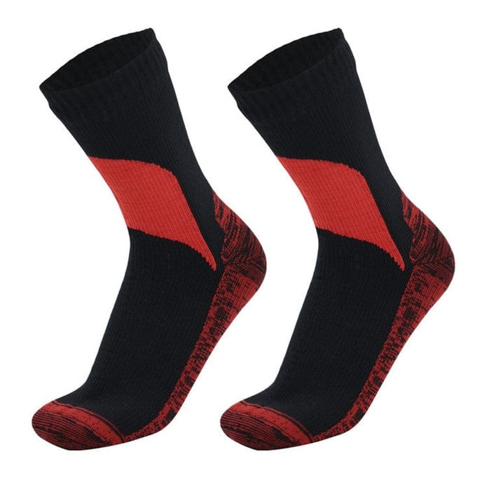 Witty Socks Socks Black Red Colorblock / S / 1 Pair Witty Socks AquaShield Waterproof Socks