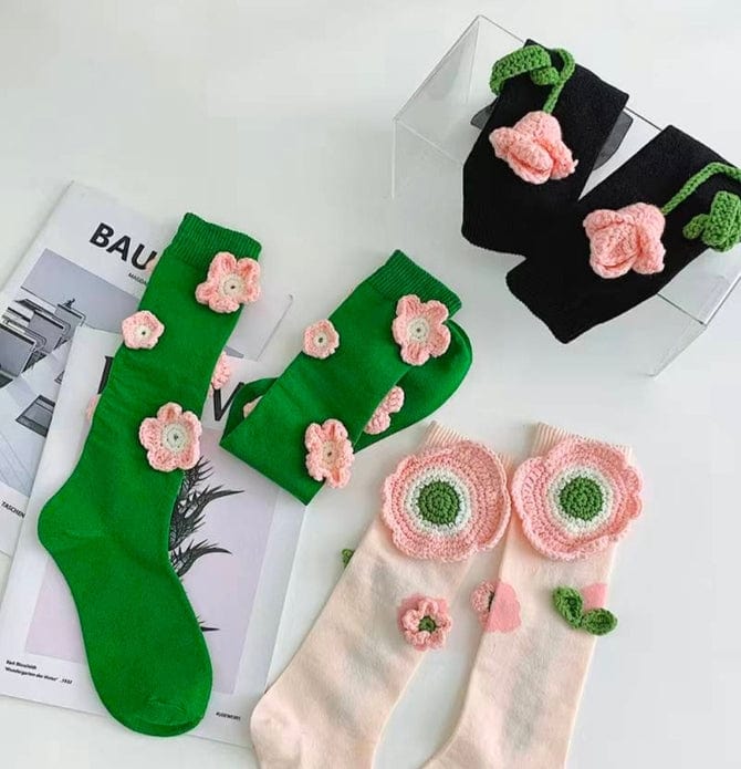 Witty Socks Socks Blooming Garden in Set / 3 Pairs Witty Socks Graceful Garden Collection