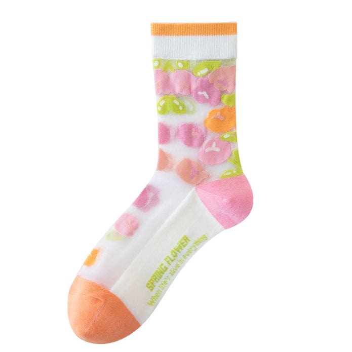 Witty Socks Socks Blushing Lotus / 1 Pair Witty Socks Ethereal Garden Collection