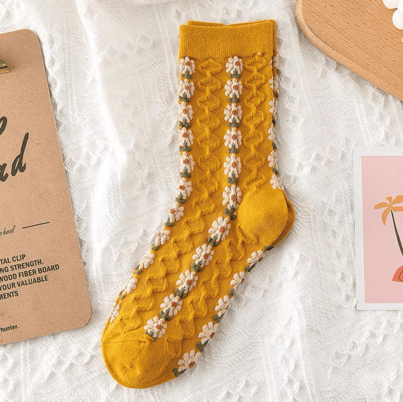 Witty Socks Socks Brown / 1 Pair Witty Socks Wildflower Whispers Collection