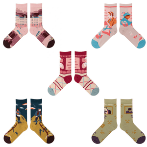 Witty Socks Socks Budapest Collection in Set / 5 Pairs Unisex | Witty Socks Budapest Collection