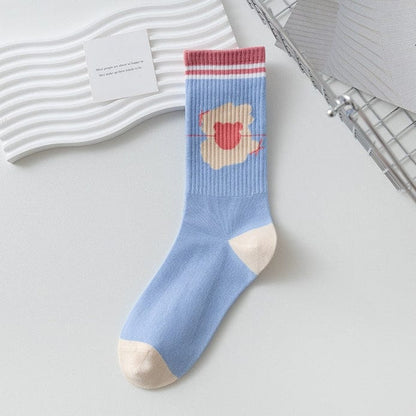 Witty Socks Socks Bunny in the Back / 1 Pair Witty Socks Subdued Beauty Collection