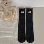 Witty Socks Socks Charcoal Ink / 1 Pair Witty Socks Ruffle Delight Collection