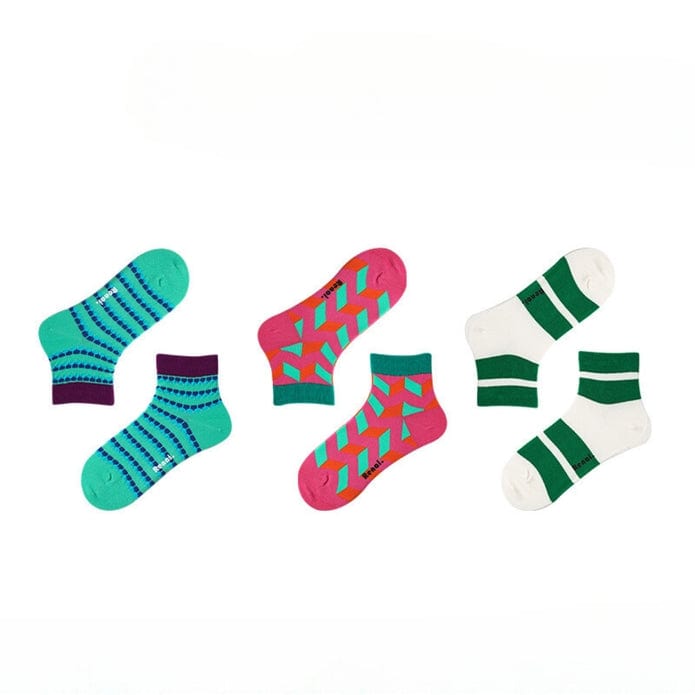 Witty Socks Socks Chic Stripe / 3 Pairs Witty Socks Rainbow Bliss Collection | 3 Pairs