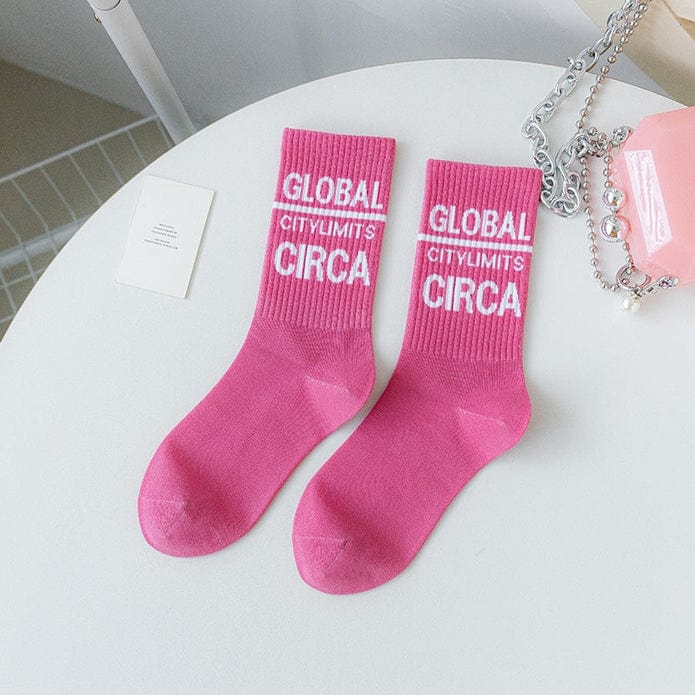 Witty Socks Socks CIRCA- Pink / 1 Pair Witty Socks Shades of Pink Collection