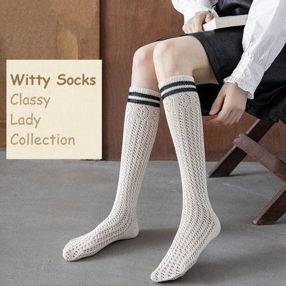 Witty Socks Socks Classic Tennis Time / 1 Pair Witty Socks Classy Lady Collection
