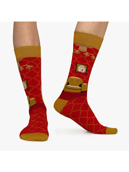 Witty Socks Socks Coffee-Connoisseur Canine / 1 Pair Unisex | Witty Socks Canine Couture Collection