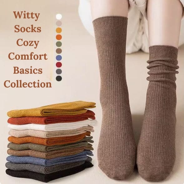 Witty Socks Socks Cozy Comfort Collection in Set / 10 Pairs Witty Socks Cozy Comfort Basics Collection