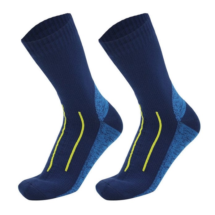 Witty Socks Socks Dark Blue And Yellow Stripes / S / 1 Pair Witty Socks AquaShield Waterproof Socks