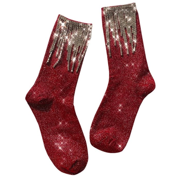 Witty Socks Socks Diva in Me / 1 Pair Witty Socks Dazzling Rhinestones Collection