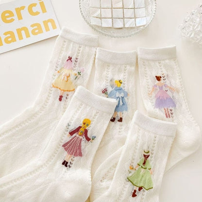 Witty Socks Socks Dolled Up Collection in Set / 5 Pairs Witty Socks Dolled Up Collection