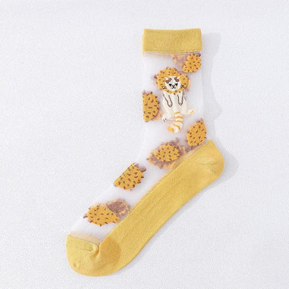 Witty Socks Socks Durian Cat / 1 Pair Witty Socks Fruities Collection