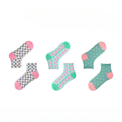 Witty Socks Socks Eclectic Edge / 3 Pairs Witty Socks Rainbow Bliss Collection | 3 Pairs