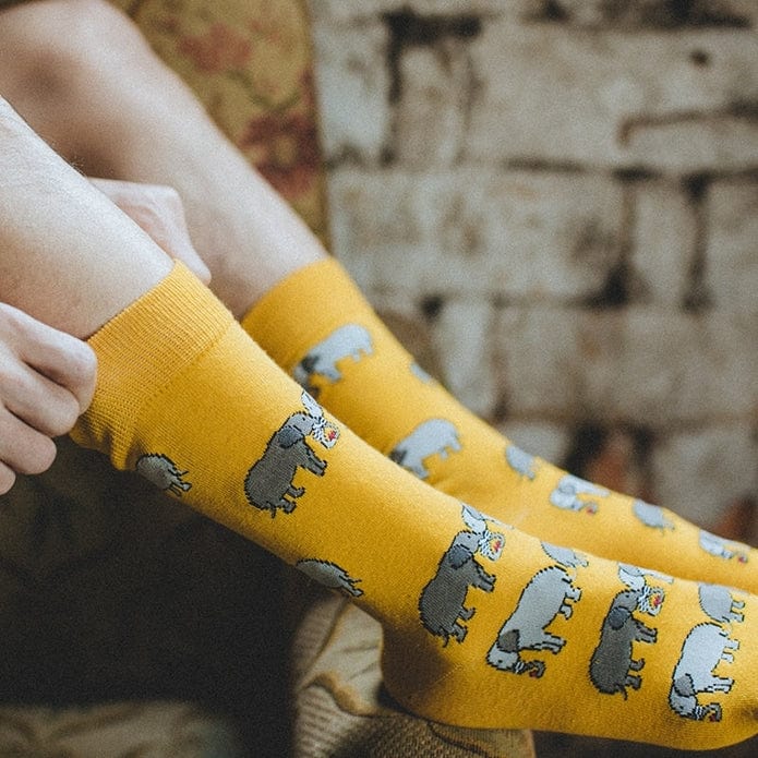 Witty Socks Socks Elefantezini / 1 Pair Witty Socks Patterns & Nature Collection