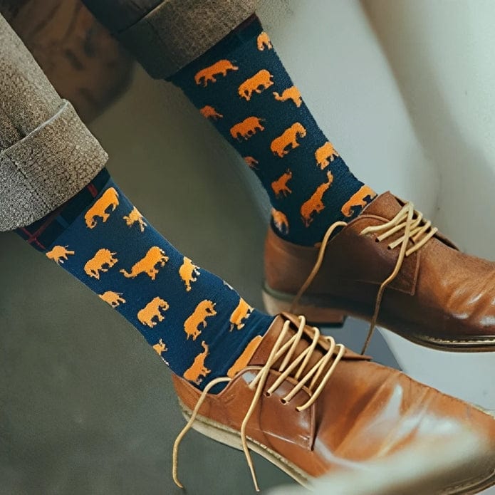 Witty Socks Socks Elephant Expedition / 1 Pair Witty Socks Patterns & Nature Collection