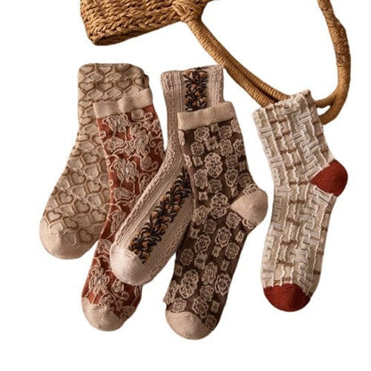 Witty Socks Socks Embroidery En-Vogue Set Witty Socks Classic Embroideries Collection