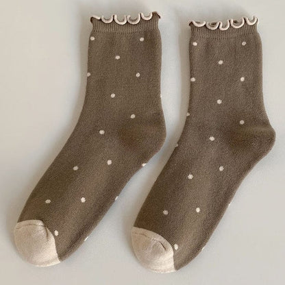 Witty Socks Socks Evergreen Fog / 1 Pair Witty Socks Dotty Delight Collection