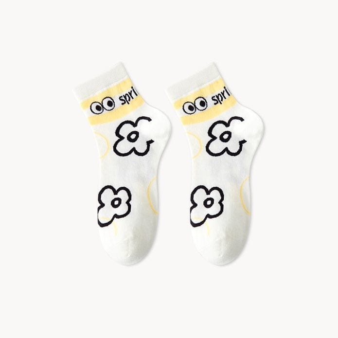 Witty Socks Socks Eye-Catching Blooms / 1 Pair Witty Socks Sunny Delight Collection